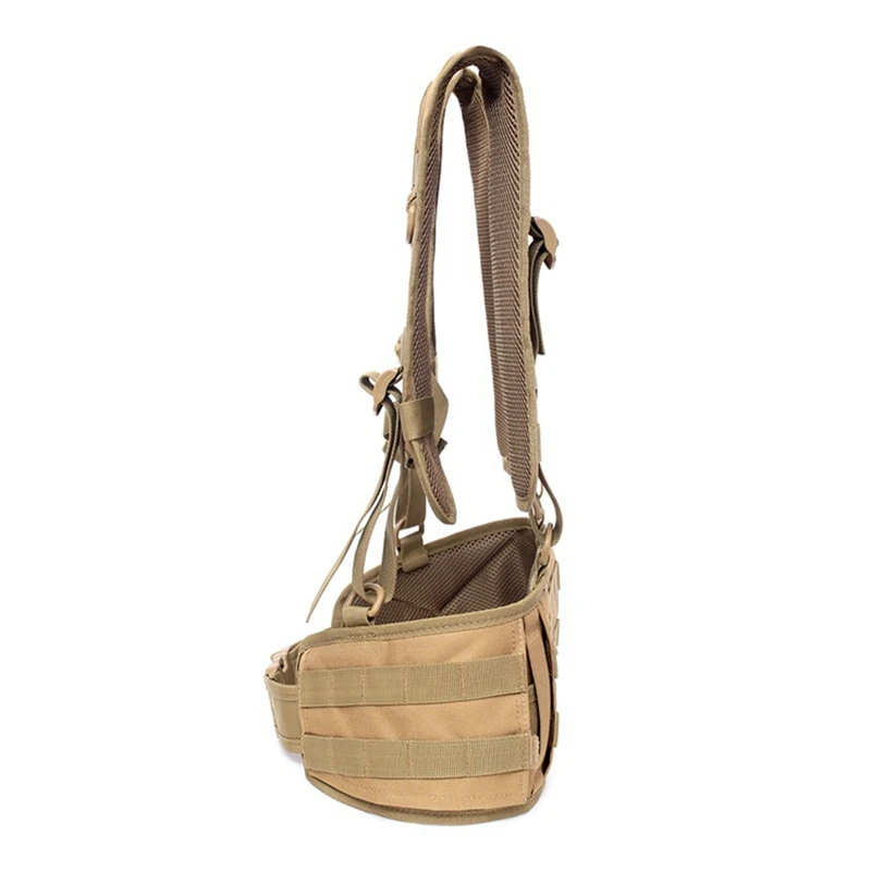 Регулируемый нейлоновый боевой ремень MOLLE тактический военный пояс для защиты