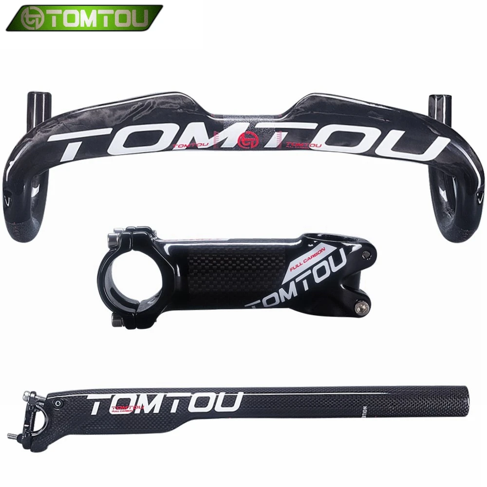 TOMTOU руль для шоссейного велосипеда езда на велосипеде рулем типа бараньи рога