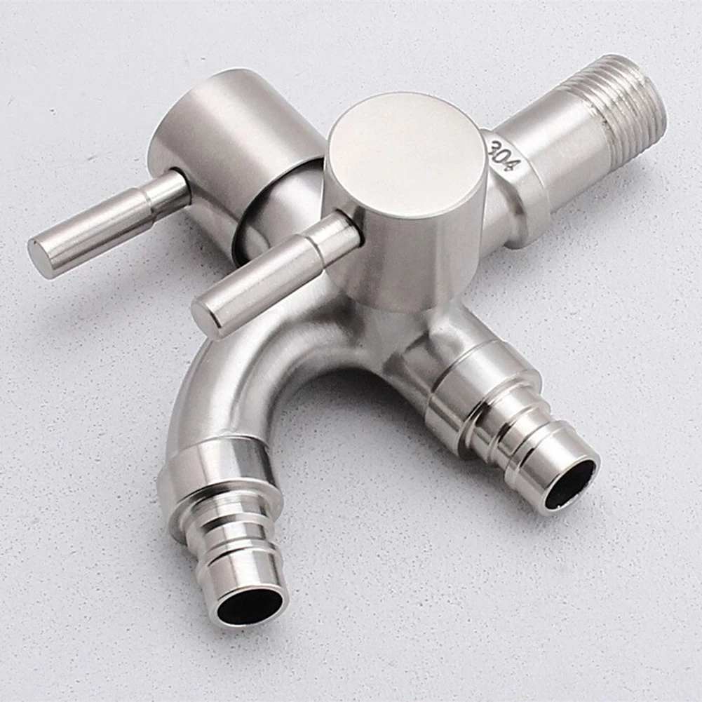 Двойной Выпускной кран с качеством 304 нержавеющая сталь домашняя стиральная