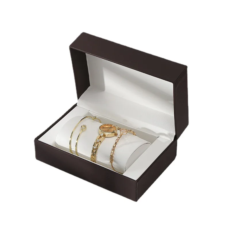 

3pcs / set women's temperament, leisure, simple and creative, exquisite gift set, watch + Bracelet + Bracelet