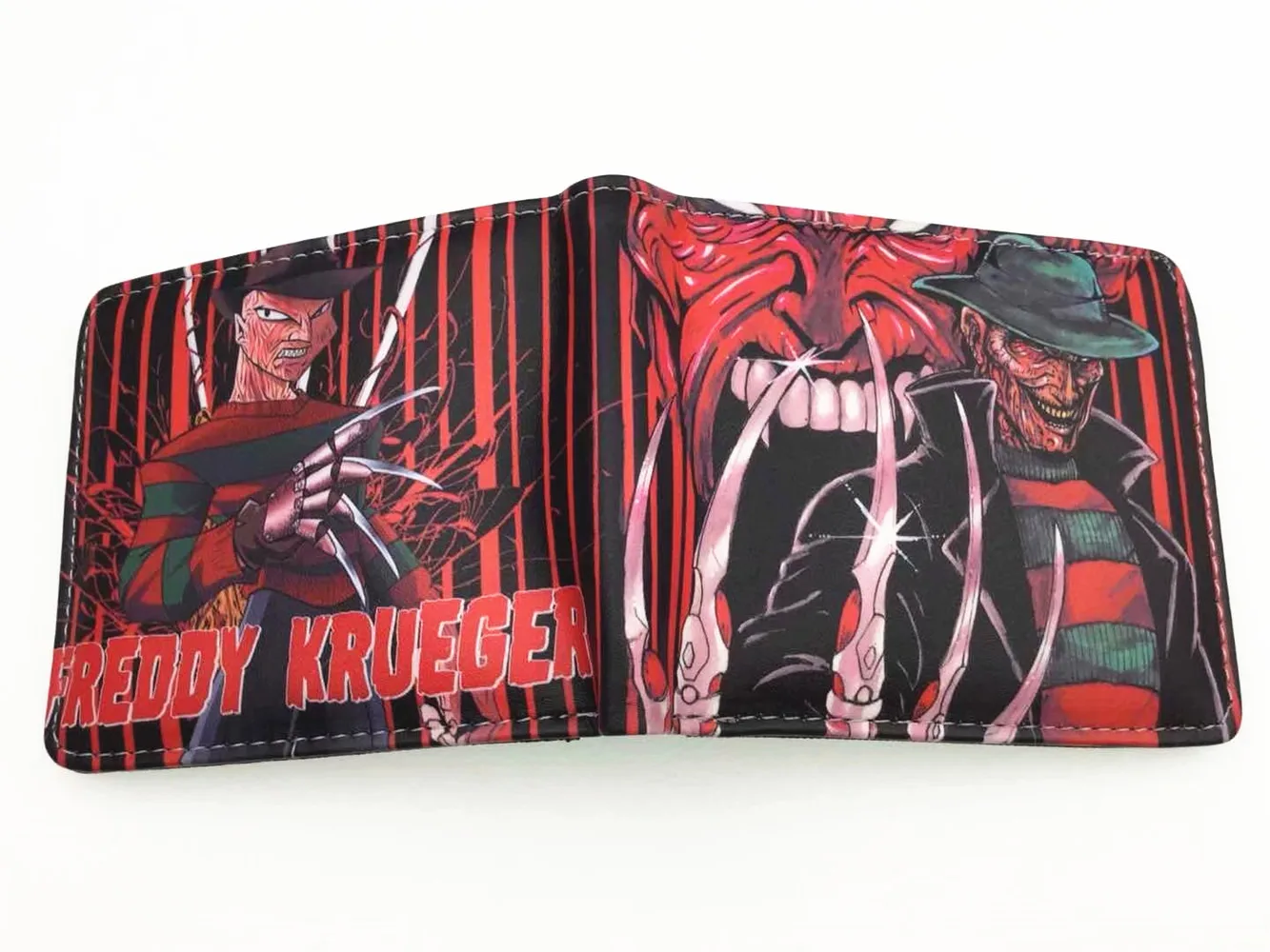 A &quotКошмар на улице Вязов&quot Мужчины Женщины PU кошелек портмоне унисекс кошельки