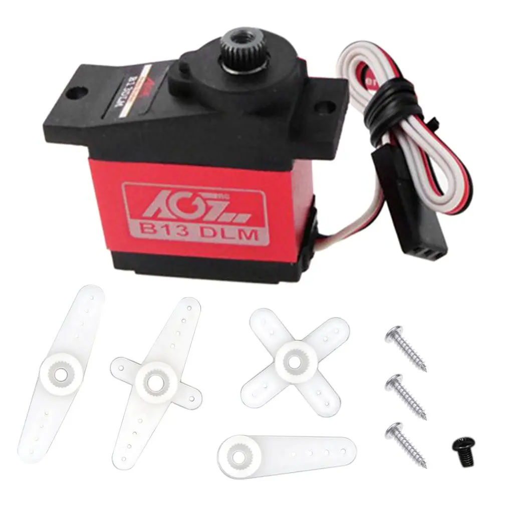 

AGF Professional B13DLM Mini Power Standard Servo High Precision Metal Teeth Fit For Robot Small Car Model