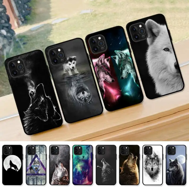 

Animal wolf art Phone Case for iPhone 13 12 mini 11 pro Xs max Xr X 8 7 6 6s Plus 5s cover