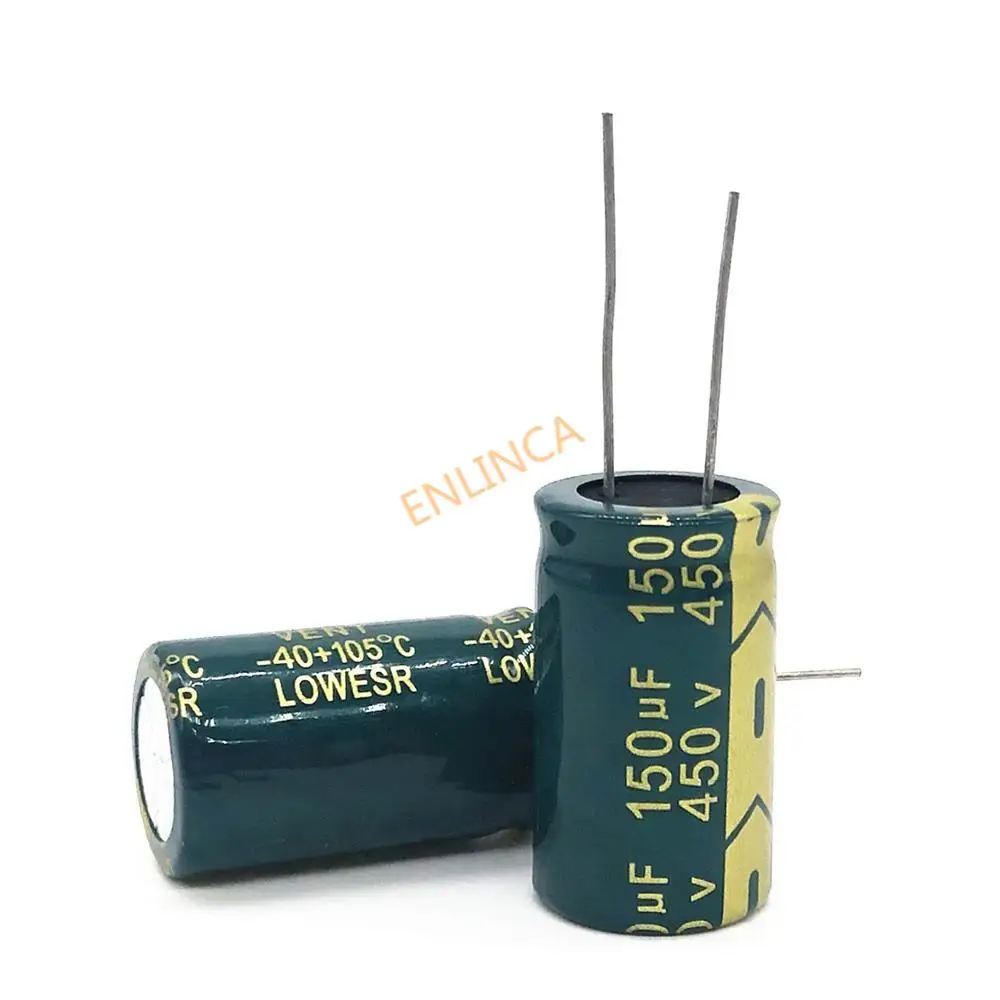 

10~20pcs/lost 450v 150UF high frequency low impedance 18*30mm 20% RADIAL aluminum electrolytic capacitor 150000NF 450v150uf 20%