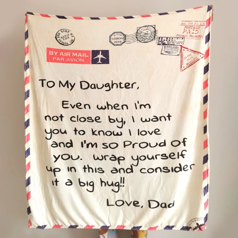 Фланелевое Одеяло из овечьей шерсти с надписью стеганые одеяла воздушной почтой