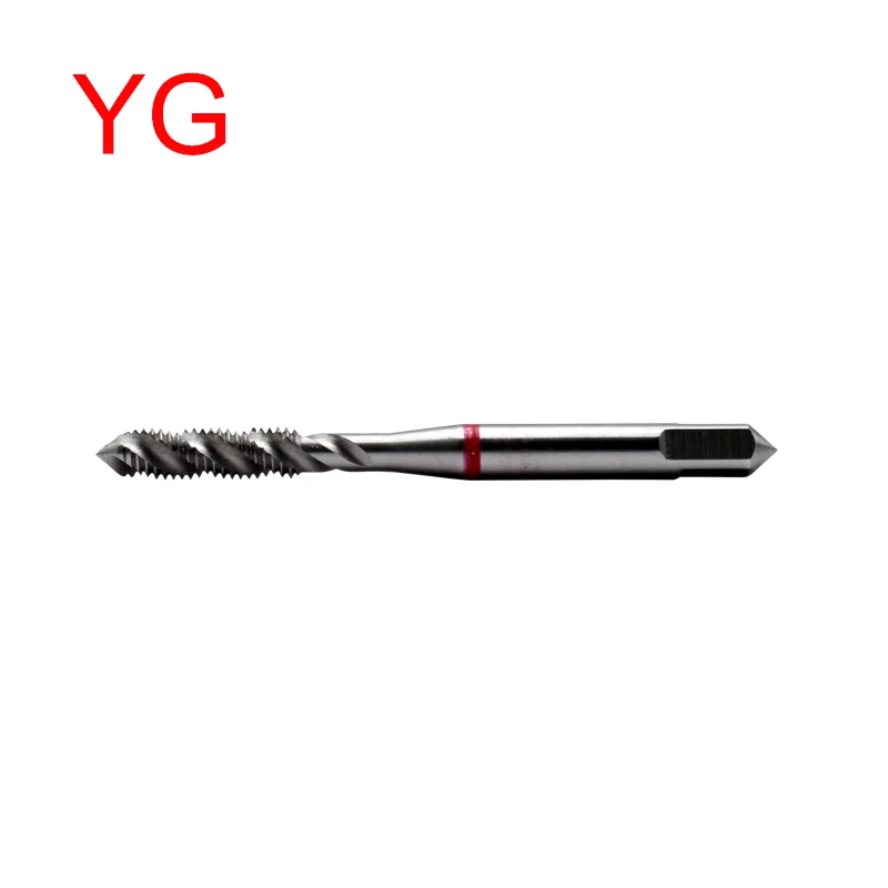 

YG HSSE Metric Spiral Fluted Tap M2 M2.5 M3 M4 M5 M6 M8 M10 M12 M14 M16 M18 M20 Machine Screw Thread Taps For Blind Hole Tapping