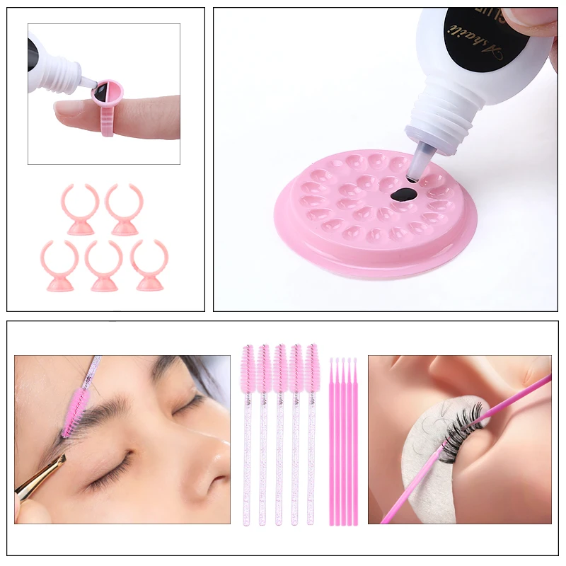 Тренировочный Набор для накладных ресниц начинающих Высококачественная ресница