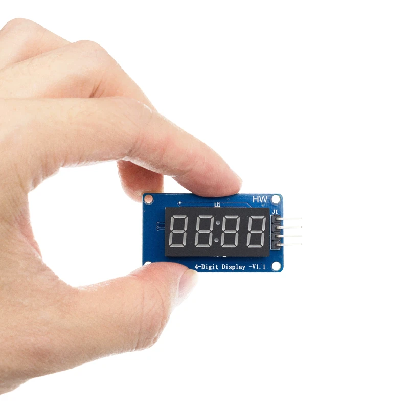 1 шт. 4 бит TM1637 красная цифровая трубка светодиодный дисплей модуль и часы для Arduino