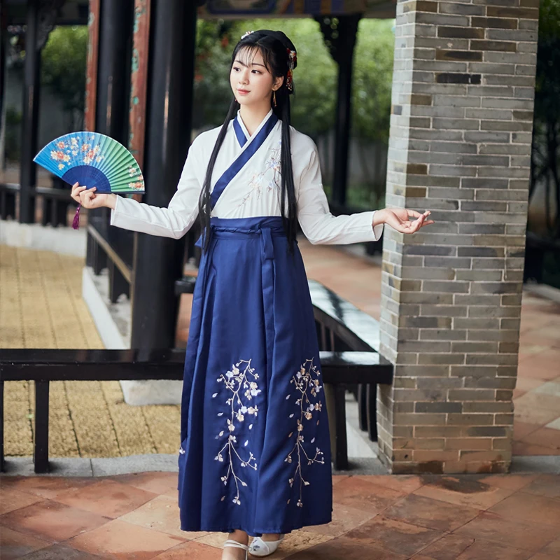 Длинное платье ханьфу в китайском стиле, 4 цвета от AliExpress WW