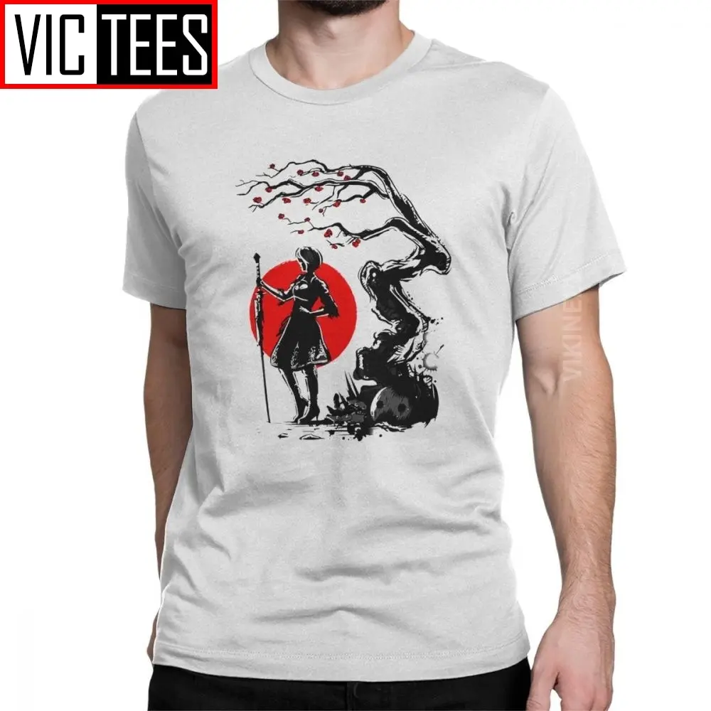 

Men's T-Shirt NieR Automata Tshirt 2b Under The Sun Leisure Pure Cotton YoRHa 2B Game Wholesale