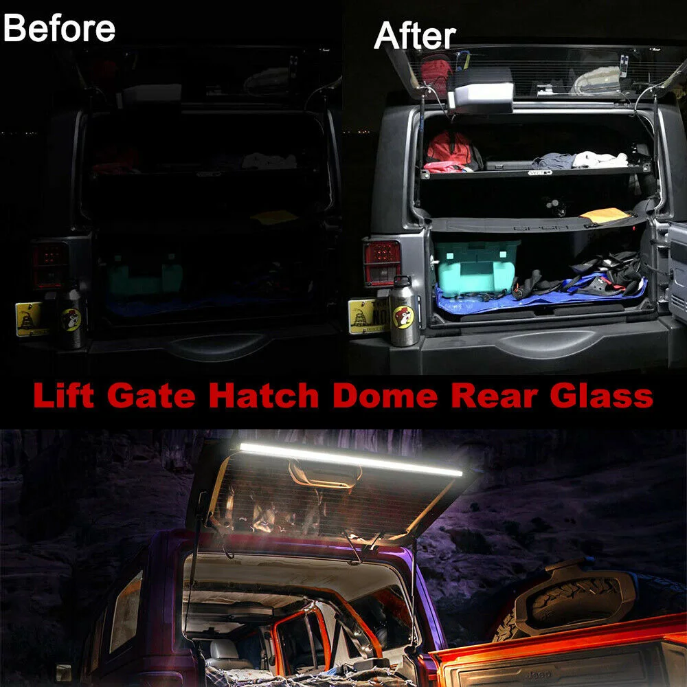 

Lamp Light Lift Gate Strip Rear 2007-2019 Glass Hatch LED 20W Tailgate