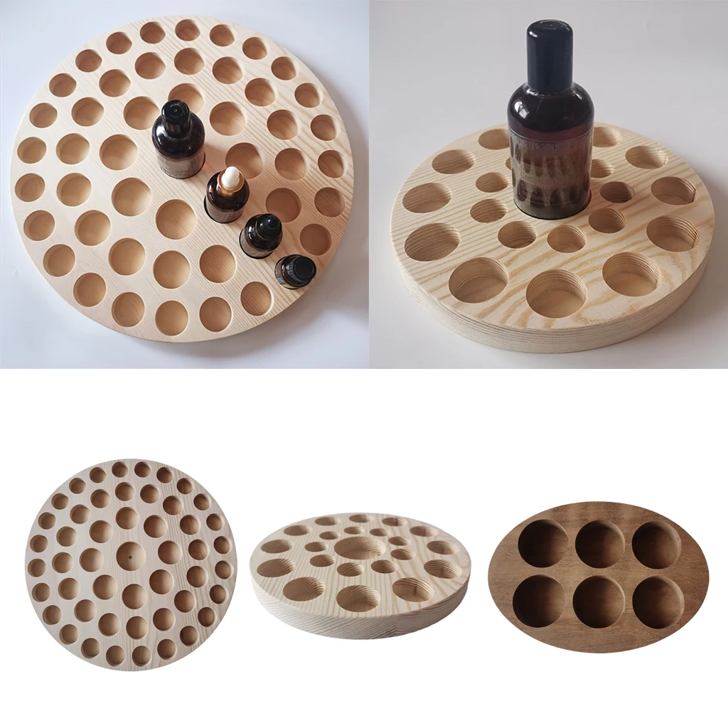 

Wooden Box with Essential Oils, Organizer Storage Box for Essential Oils