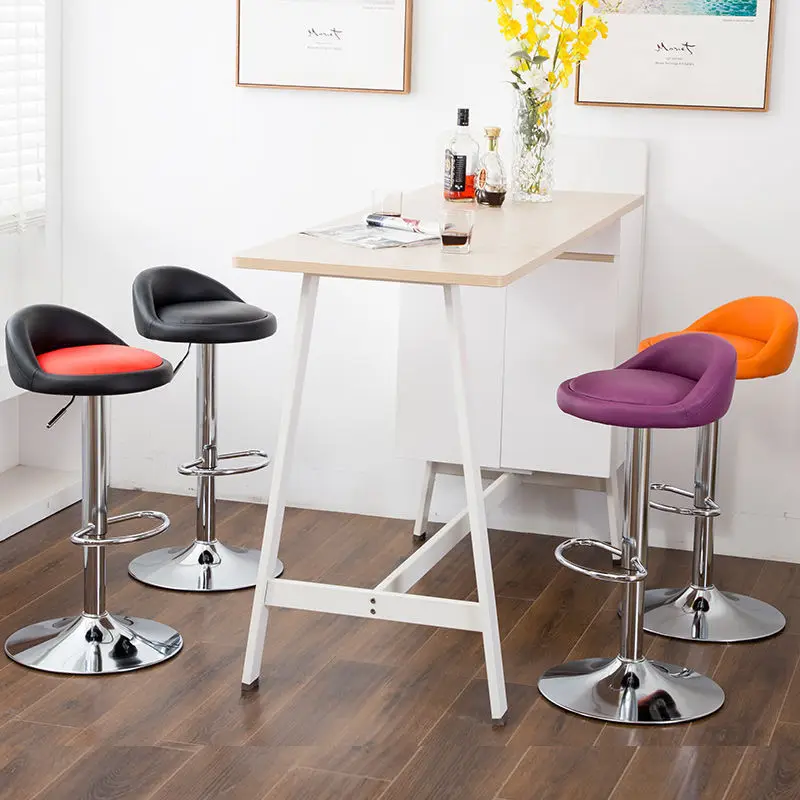 Барный стул, современные барные стулья, Регулируемые поворотные барные стулья, высокий кухонный стол, обеденные стулья, мебель для дома и ба...