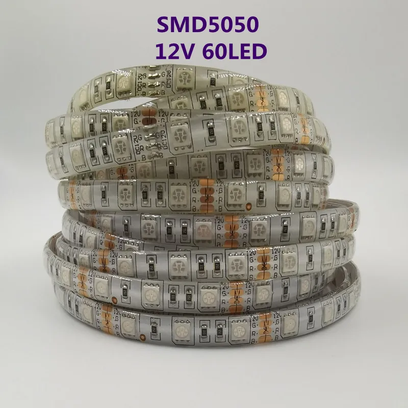 

DC12V 5050 SMD 60Leds/m RGB RGBW WW LED Strip Light flexible Strip Light Led Tape Home Decor Lamp Car Lamp Decoration