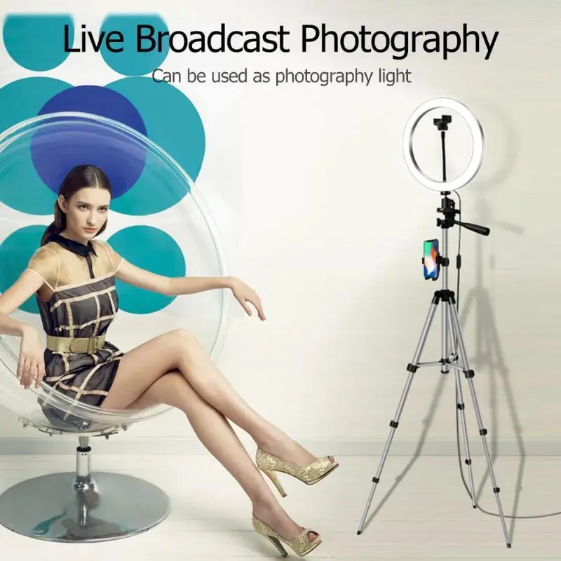 Фотостудия телефон стенд 3 режима затемнения светодиодный студийный камера