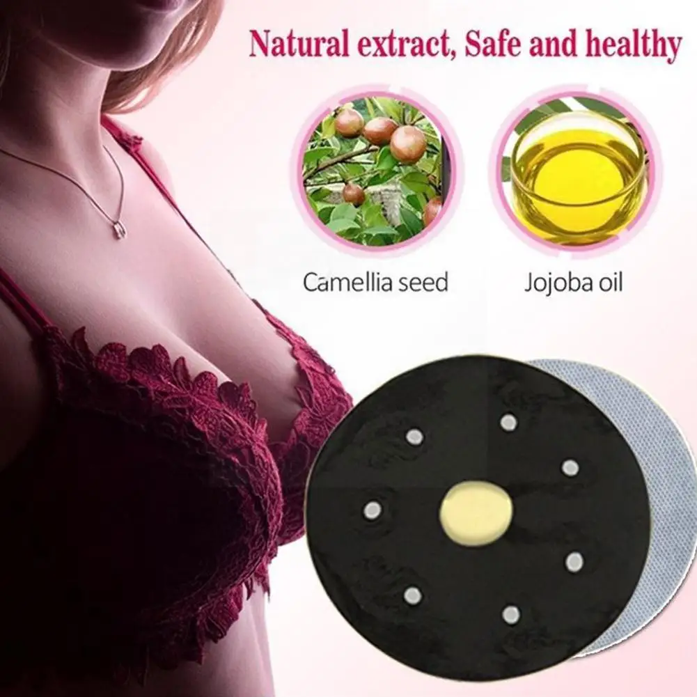 

Breast Massage Hot Melt Glue Magnet Massage Increaser Nipple Breast Patch K2W7