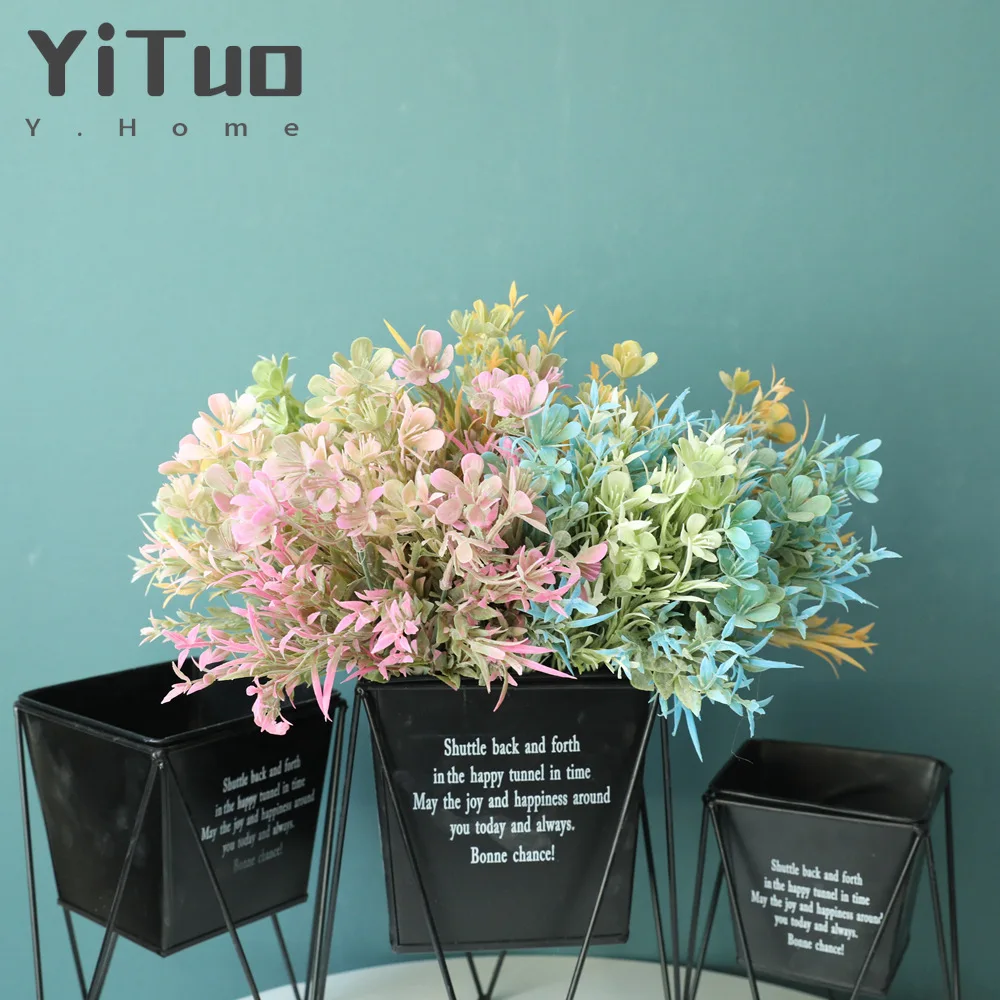 

YiTuo Beautiful Grass Imitation Decoration Green Plant Crafts Ins Wind Mw73772