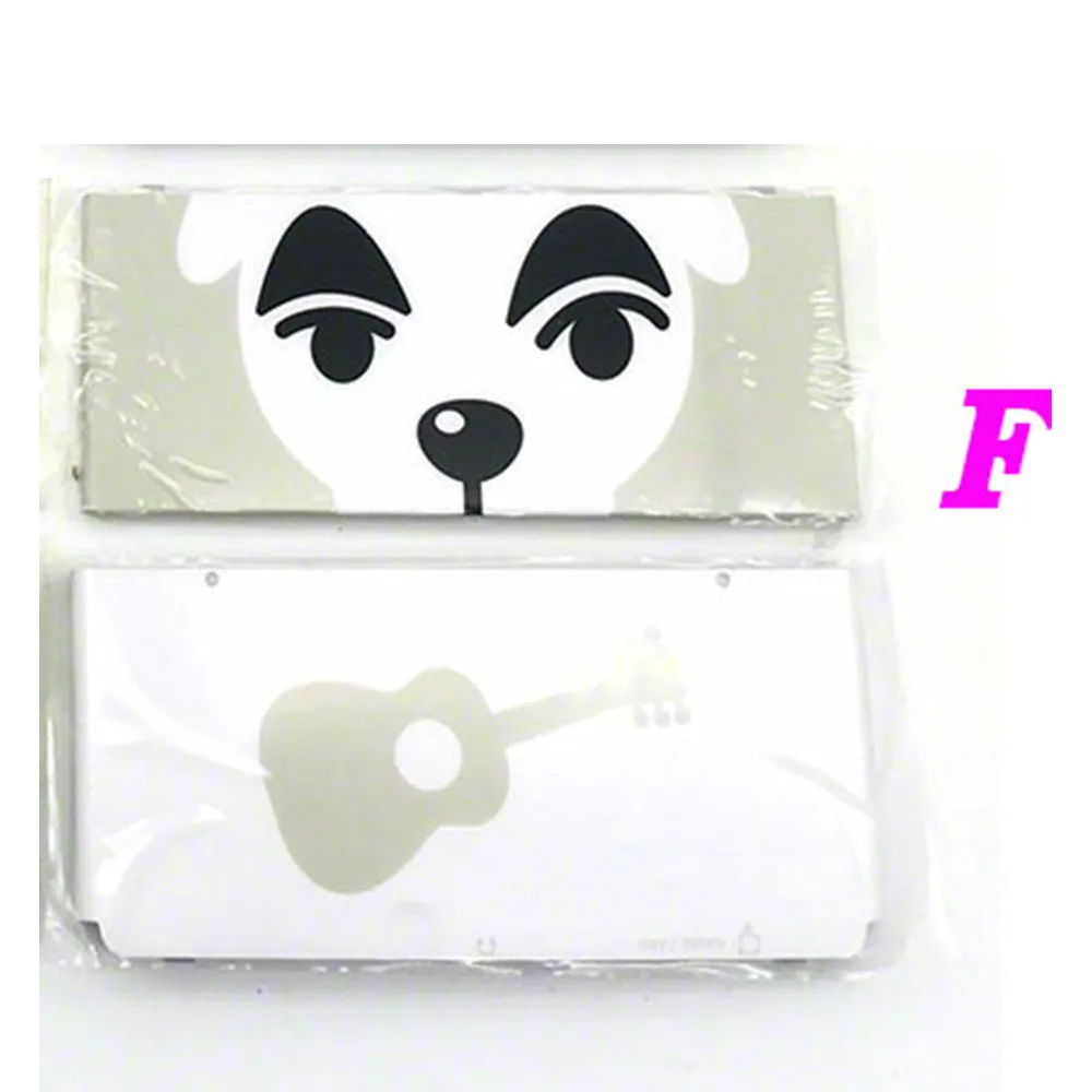 F White Dog Используется для ограниченное Красная оболочка задняя крышка чехол для нового 3DS Пластик накладки - Цвет: F White Dog