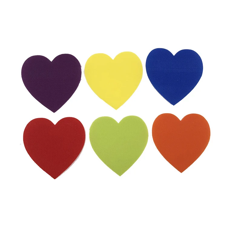 5 пар наклеек на ковер Обучающие реквизиты цветные нейлоновые наклейки липучку