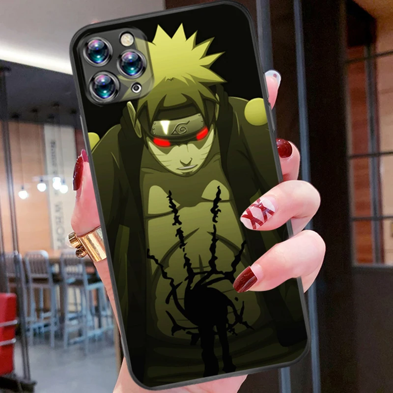 

S-Sasuke Kakashi N-Naruto Phone Case For iPhone 6 6S 7 8 Plus Full Protection Cellphone Phone Cove Cool Aesthetic Luxury