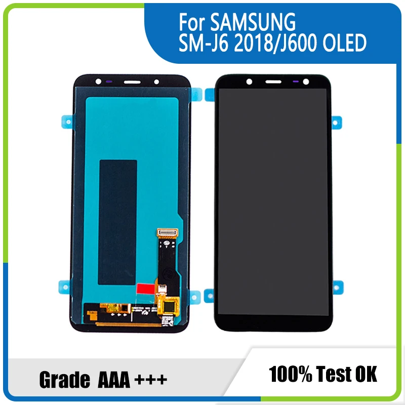 

Оригинальный сенсорный ЖК-экран в сборе для Samsung Galaxy J6 + J6 Plus 2018 J610 SM-J610F, J6 2018 J600 J600F J600Y
