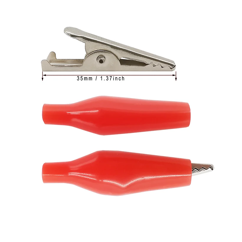 Электрический тестовый зажим 35 мм с защитной изоляцией 6 цветов|Щипковые зажимы| |