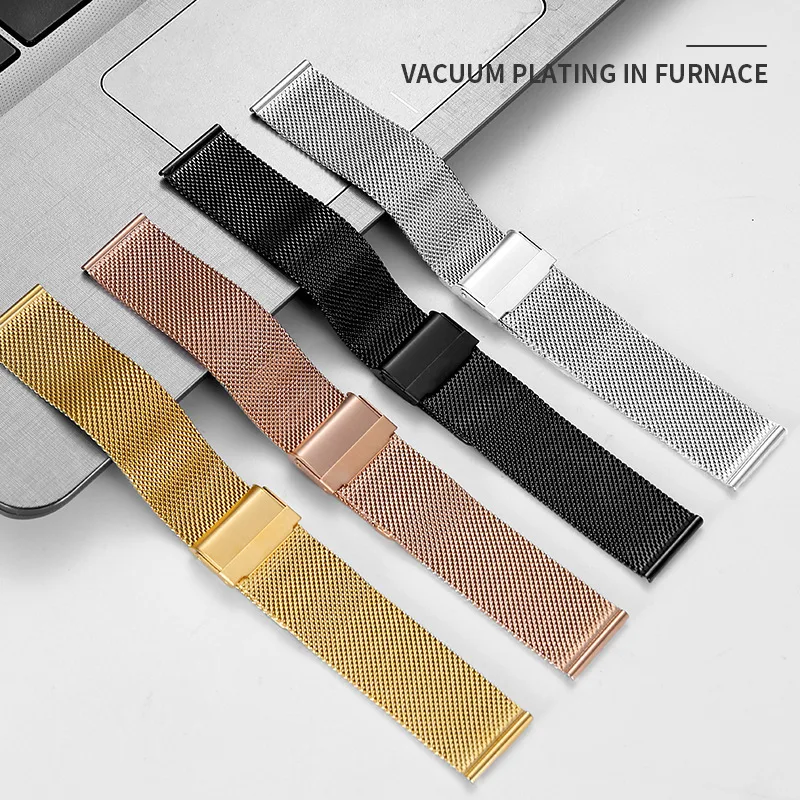 

Stainless Steel Replacement Strap For Garmin VivoMove Move Style Forerunner 245 645 Music HR Milanese Metal Wrist WatchBand