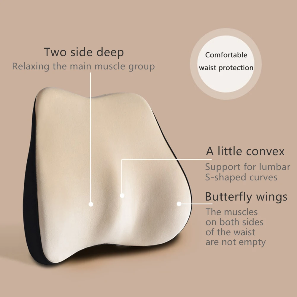 Автомобильная подушка из пены с эффектом памяти Массажная для отдыха на шею и