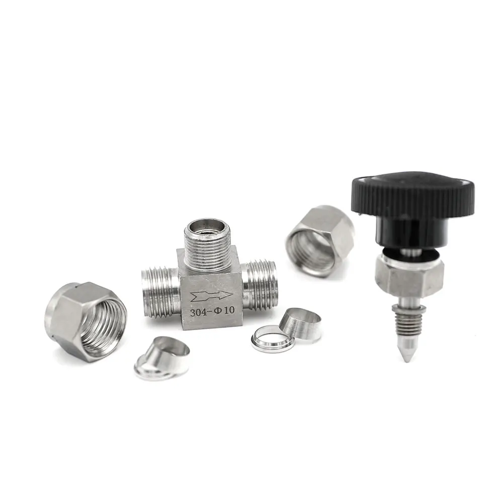 

Adjustable Needle Valve O.D 3 4 6 8 10 12 Mm 3/8" 1/2'' Inch Tube Kitchen Shutoff Compression Switch Fifing 304 Acid Set Crane