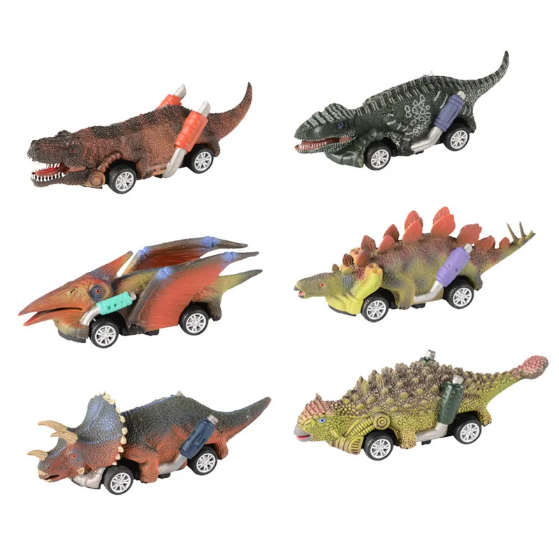 

Детский автомобиль, игрушечный динозавр с четырьмя колесами, 3-14 лет