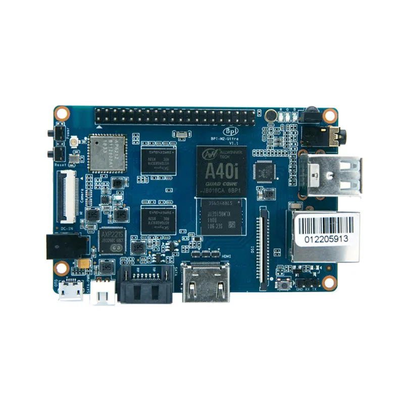 Плата разработки для чипа Banana Pi BPI M2 Ultra Quad Core A40i Allwinner с Wi-Fi и BT4.0 EMMC - купить по