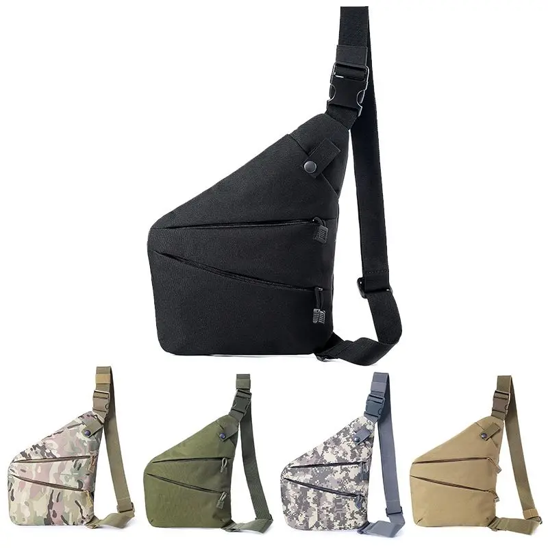 

Multifunction lady Unisex Chest Bag Tactical Storage Phone Pouch Bag Anti-theft Hunting Left/right Shoulder Crossbody Bag