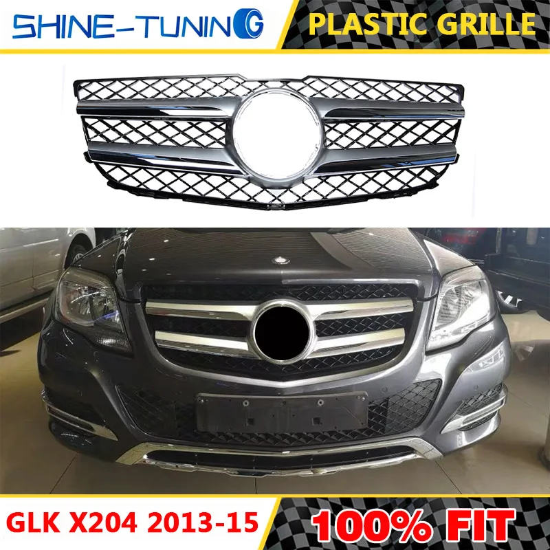 Передняя Верхняя решетка радиатора для GLK class X204 GLK350 2013-15 гоночные решетки