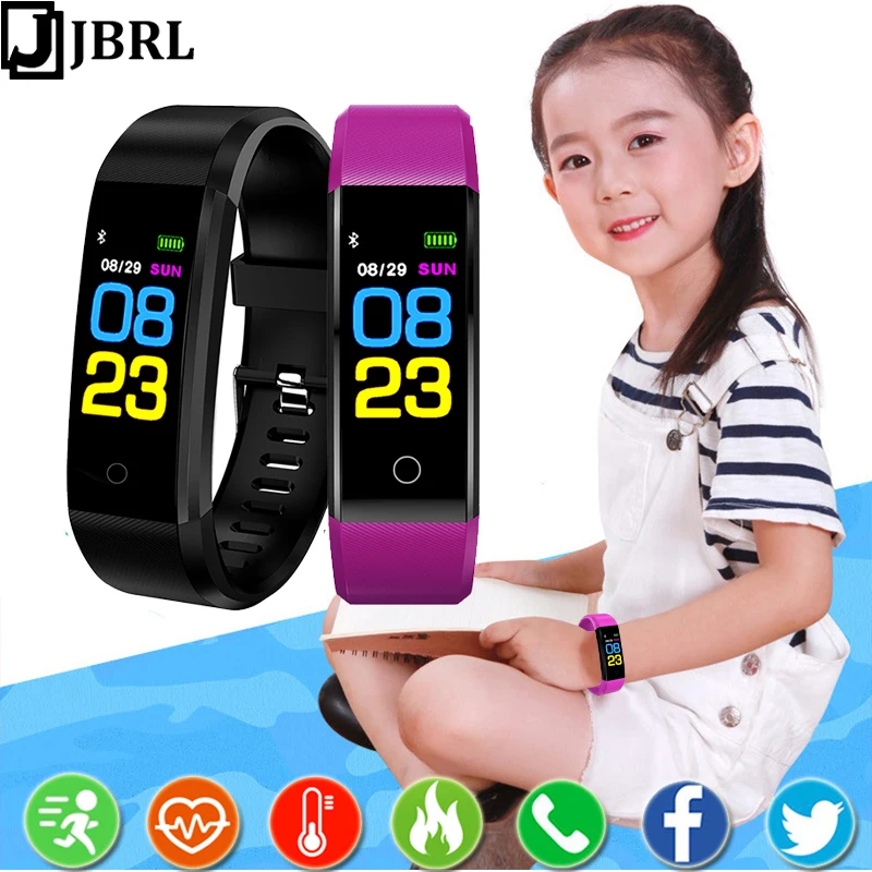 Модный смарт браслет для девочек детские Смарт часы на Android IOS фитнес трекер