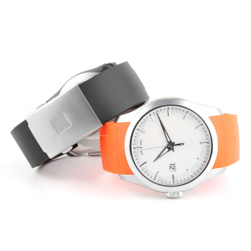 Водонепроницаемый спортивный ремешок для часов Tissot T035 T035.407 22 мм 23 24 оранжевый