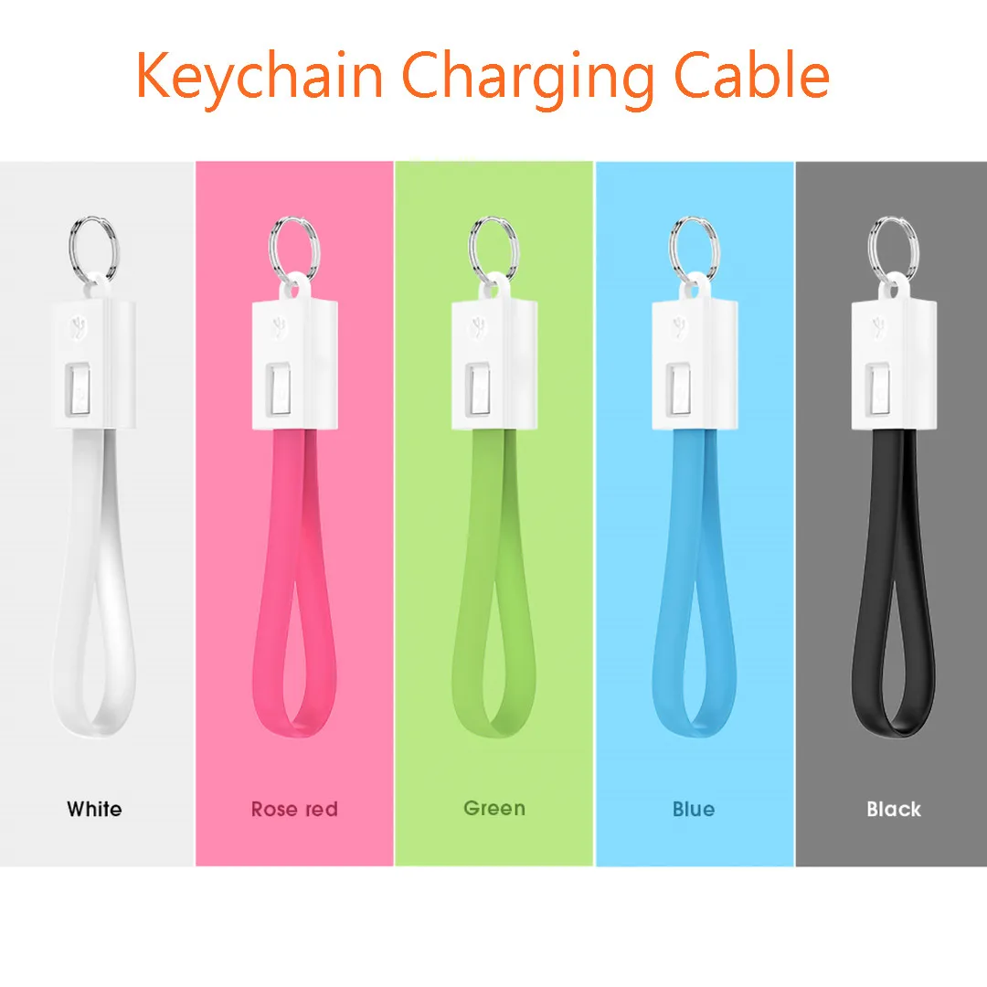 Шнур USB кабель для Iphone type C Micro USB C кабель для зарядки брелок многофункциональный Радужный кабель для синхронизации данных