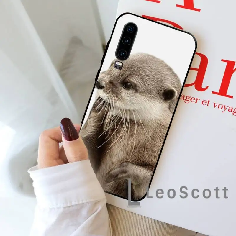 

Animal otter Phone Case For Huawei honor Mate P 9 10 20 30 40 Pro 10i 7 8 a x Lite nova 5t