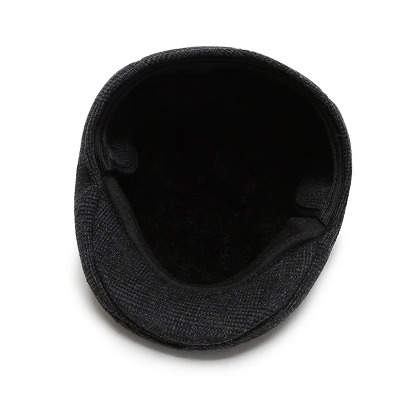 2021 Новый Берет Femme мужские зимние женские черные береты шляпа для папы модные