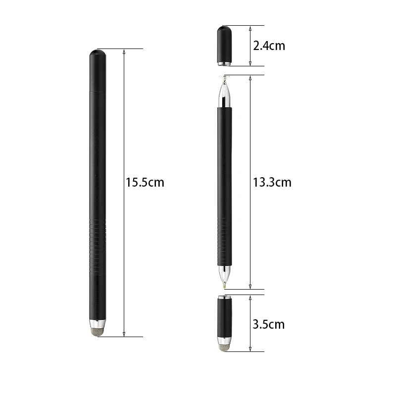 Горячая продажа 3 в 1 металлический емкостный стилус для сенсорного экрана Iphone