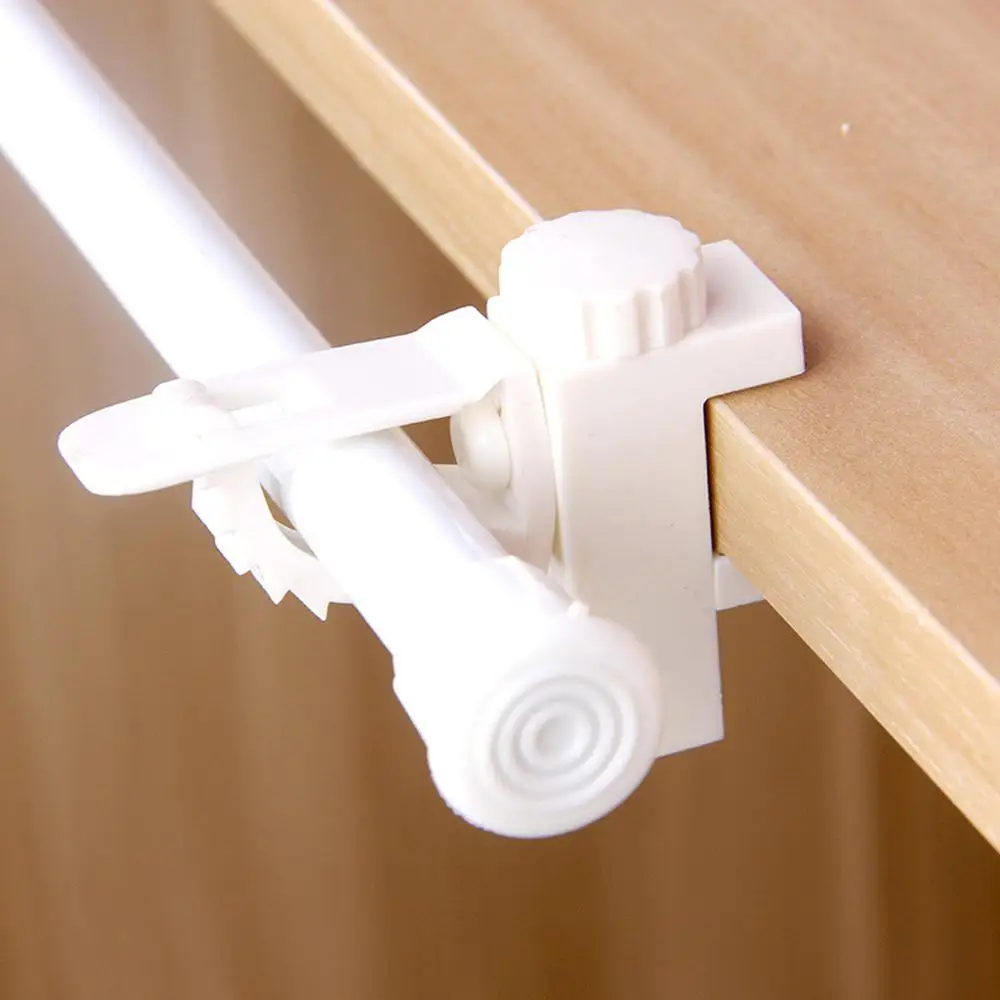 2 шт. регулируемый кронштейн крючок для полотенец зажим самоклеящаяся занавеска