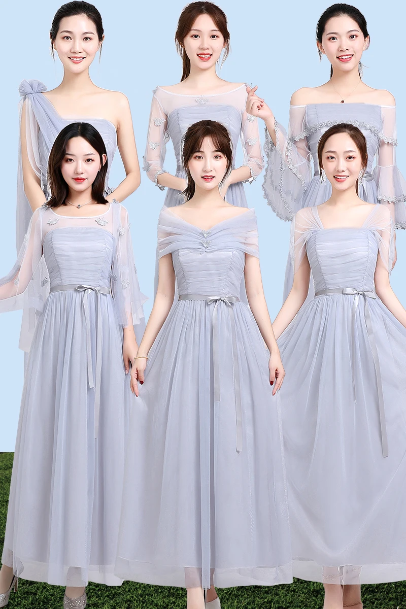 Свадебное платье Бордовое подружки невесты Плюс Размер Тюль ТРАПЕЦИЕВИДНОЕ