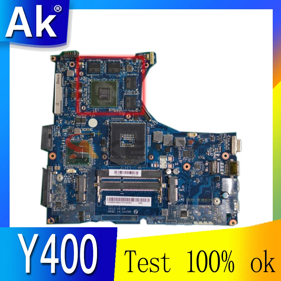 Akemy QIQY5 LA 8691P для lenovo Ideapad Y400 14 дюймовый ноутбук материнская плата HD4000 +