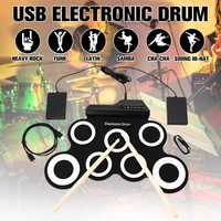 portable usb midi digital roll up electronic drum kits digital portable roll up electronic drum kits pad with pedal drum sticks