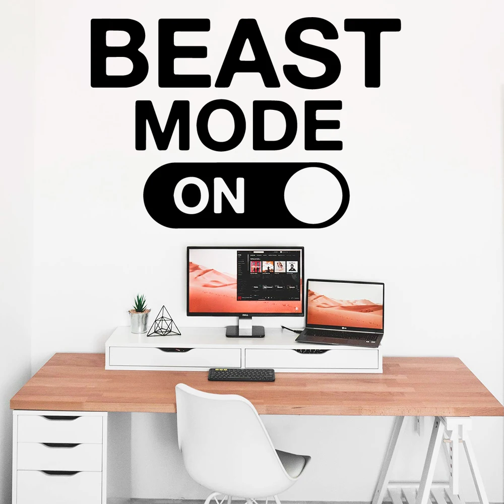 Стикер настенный виниловый водонепроницаемый в виде зверя для офисных