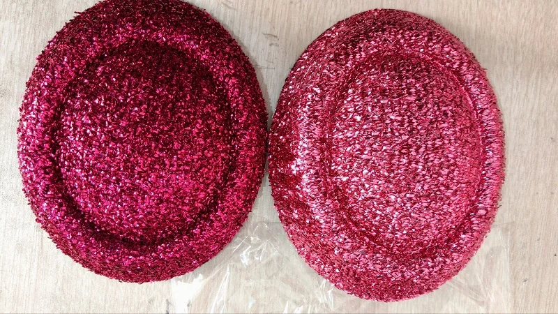 6,"(16 см) 10 цветов blingbling мини-топ Шапки Берет Вуалетка база вечерние блестящие шляпы DIY аксессуары для волос 12 шт./лот MH020