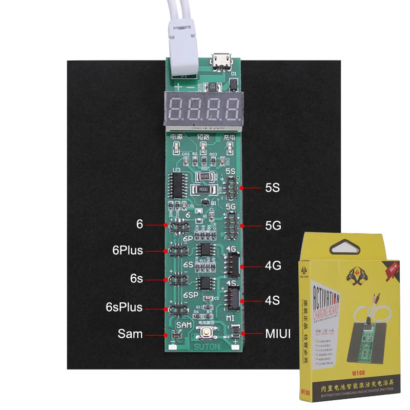 Профессиональная плата для активации батареи и зарядки с кабелем Micro USB Apple iPhone 6 6S