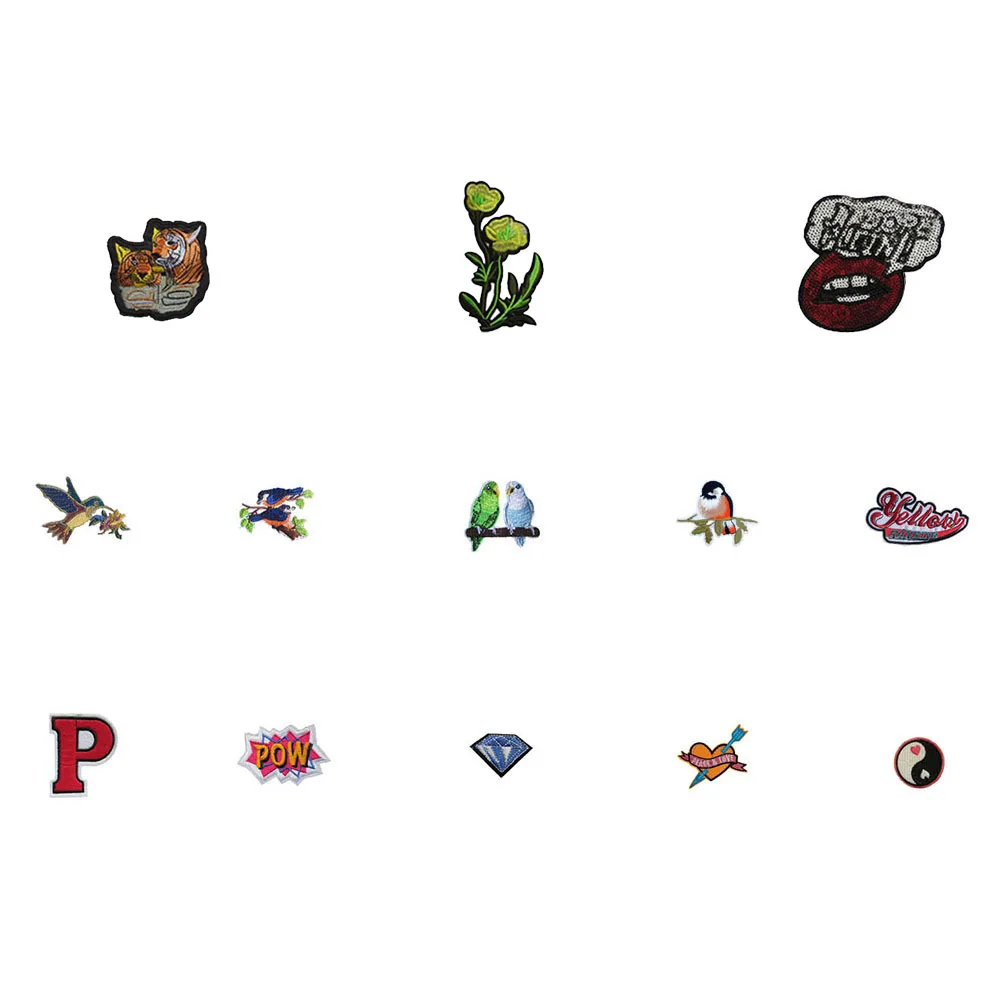 Аппликация в виде птицы железная вышивка одежды значок для шитья джинсов товары