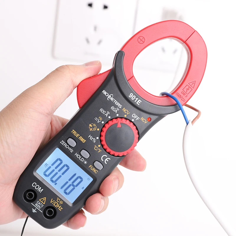 Цифровые токоизмерительные клещи RM901A/D/E Бесконтактный мини-мультиметр с