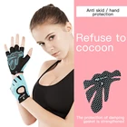 Перчатки без пальцев для мужчин и женщин, профессиональные дышащие, Нескользящие, для спортивного зала, рыбалки, велоспорта, летние