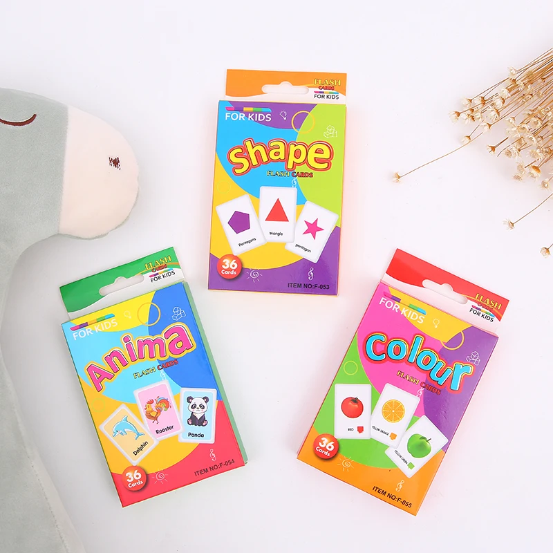 Буквы Baby игральных карт образовательная карточка игры дети изучают флэш-карты английские слова Раннее Обучение карты ребенка для игры в покер карты